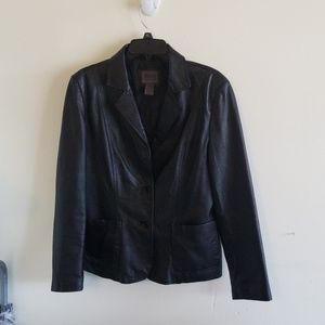 Leather Blazer